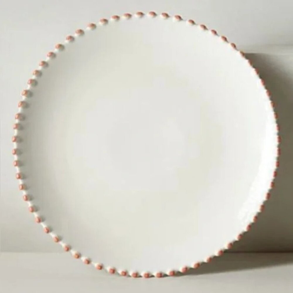 ANTHROPOLOGIE Costa Nova Pearl Dinner Plates Set of 4 - Picture 3 of 4